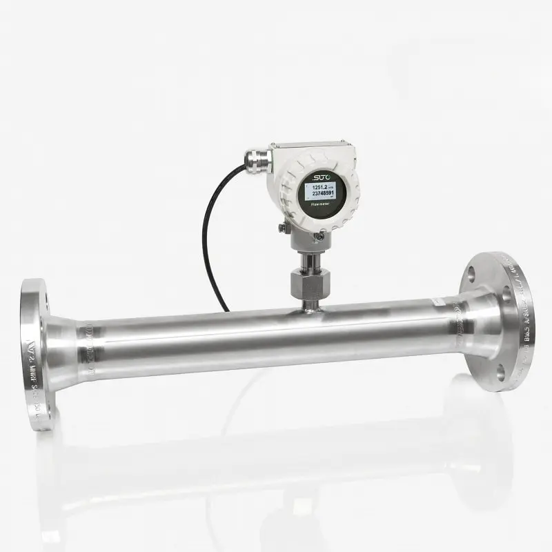 S452 Czujnik zużycia sprężonego powietrza do zastosowań zewnętrznych i Ex (z sekcją pomiarową)