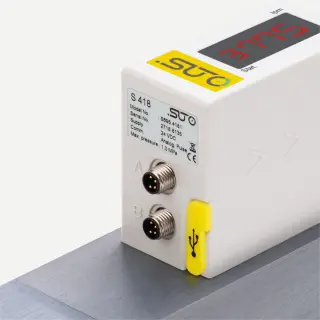 S418 Kompaktowy czujnik przepływu sprężonego powietrza i gazów (Pro-Inline)